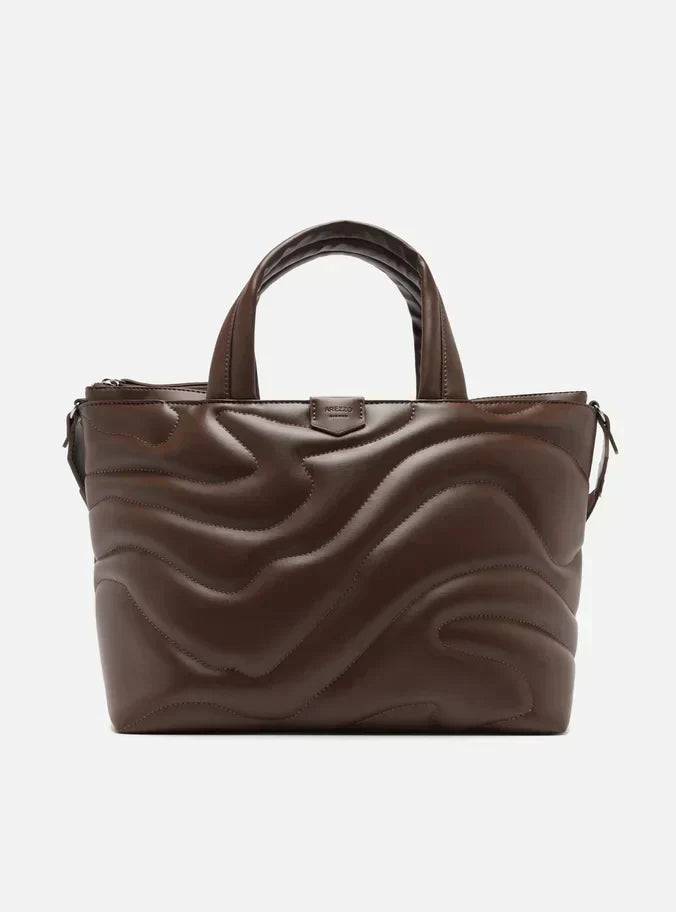 Bolsa Tote Marrom Waves Grande