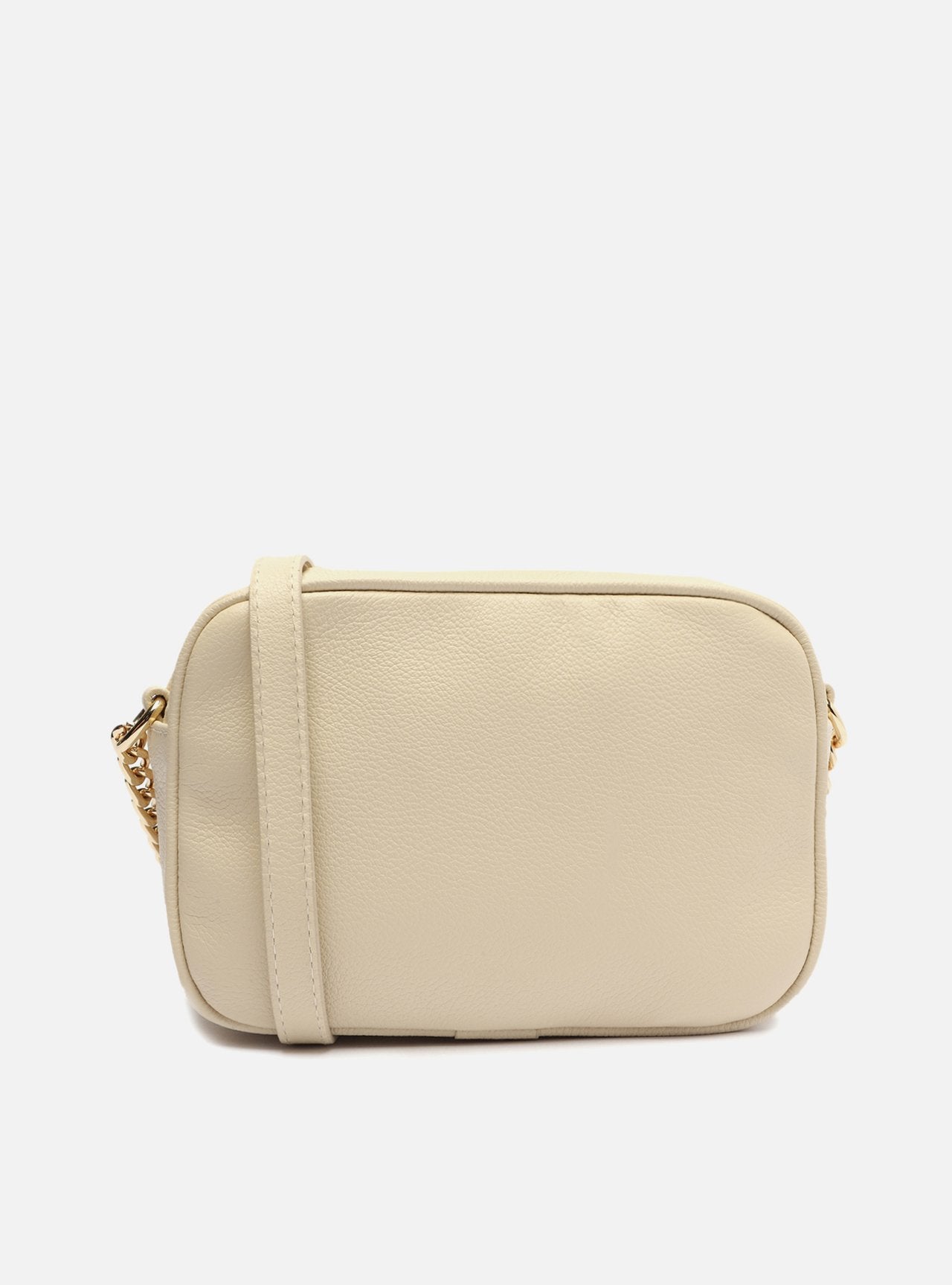 Bolsa Tiracolo Off-White Couro Francine Pequena Panacota