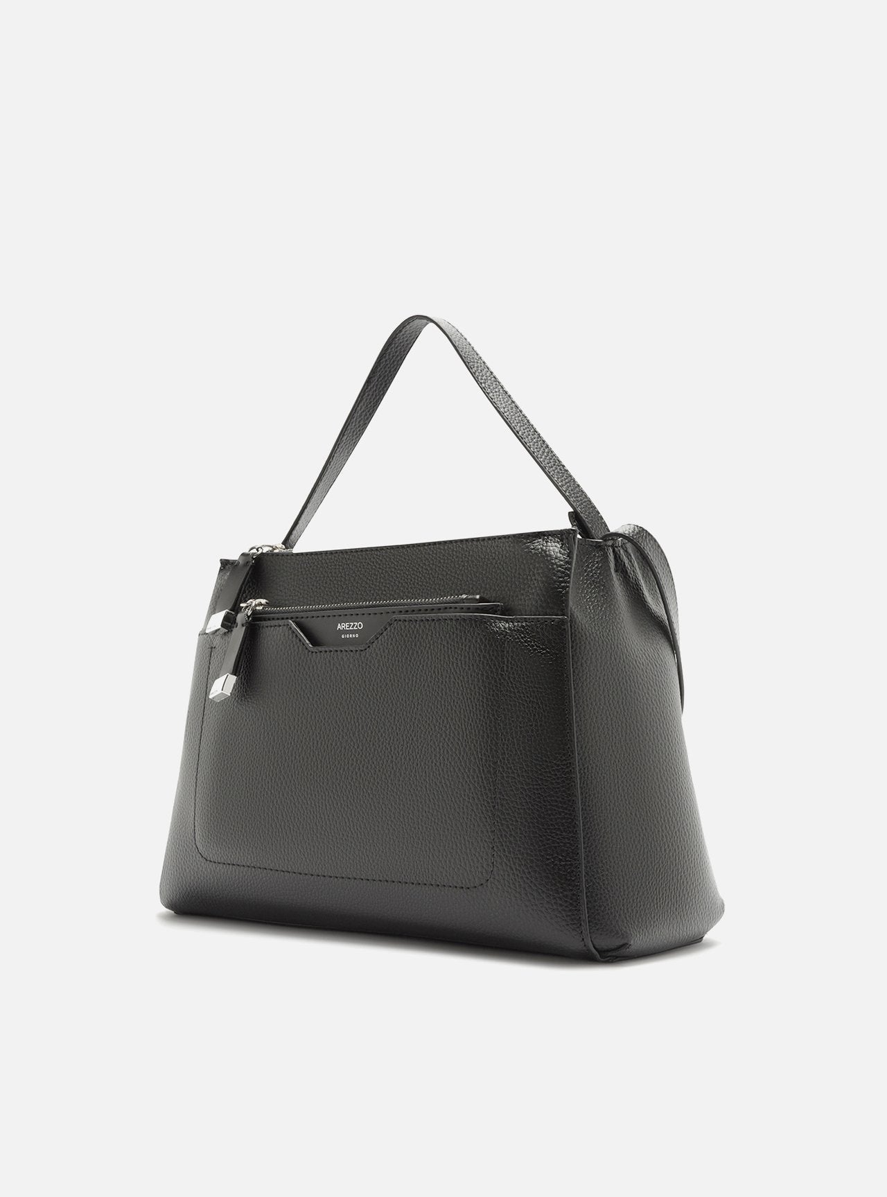 Bolsa Tote Preta Emily Grande