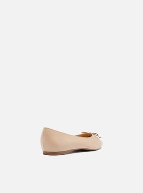 Sapatilha Bico Quadrado Dance Verniz Nude