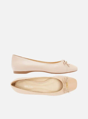 Sapatilha Bico Quadrado Dance Verniz Nude