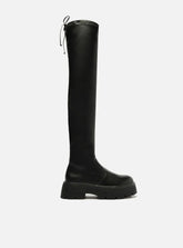 Bota Over The Knee Preta Tratorada