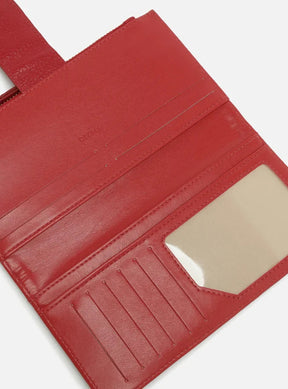 Carteira Vermelha Couro Média ARZ