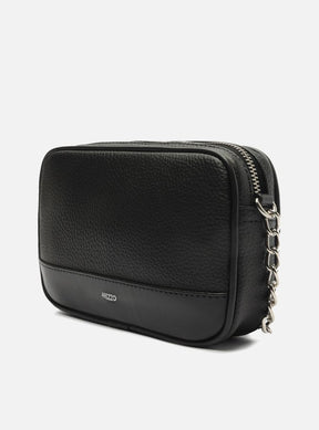 Bolsa Tiracolo Preta Pequena Corrente Basic