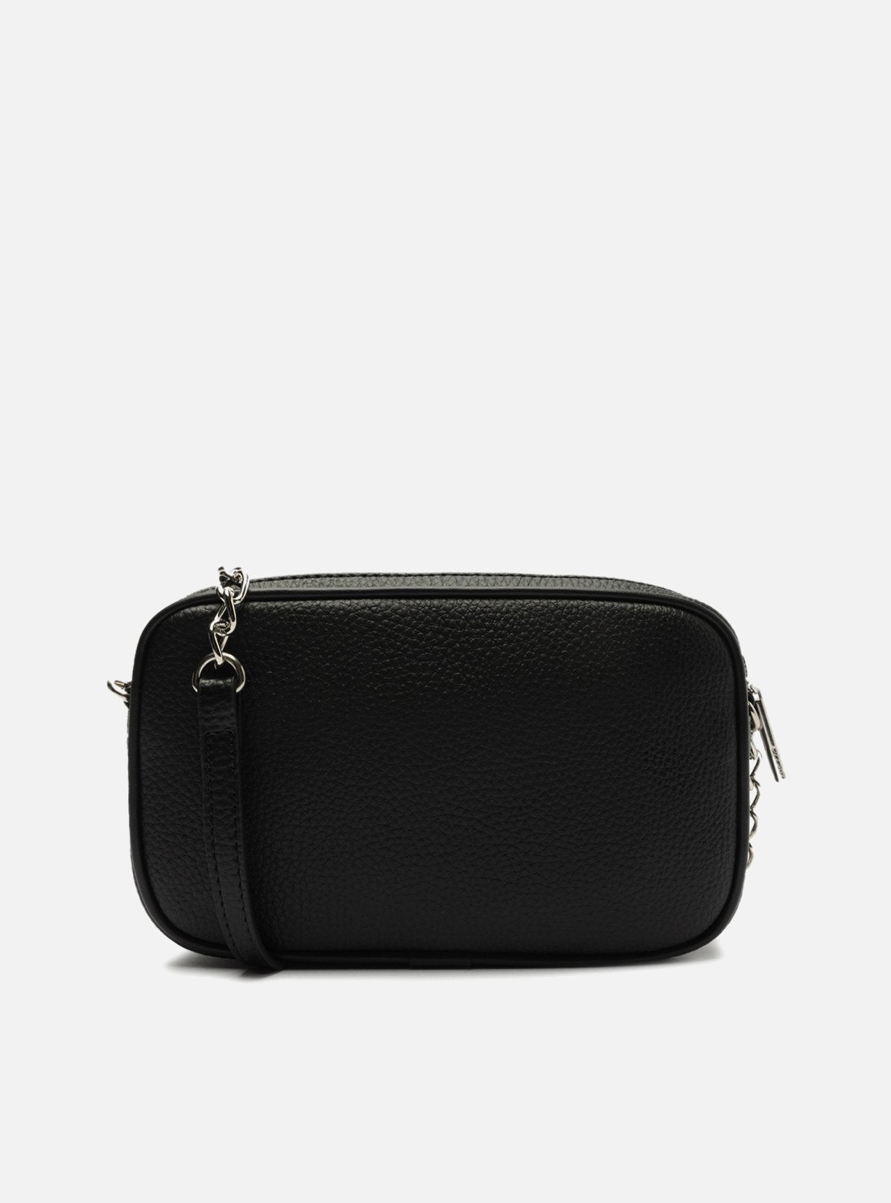 Bolsa Tiracolo Preta Pequena Corrente Basic