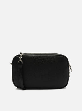 Bolsa Tiracolo Preta Pequena Corrente Basic