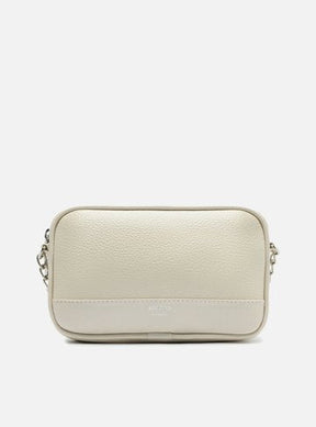 Bolsa Tiracolo Branca Croco Valentina Pequena