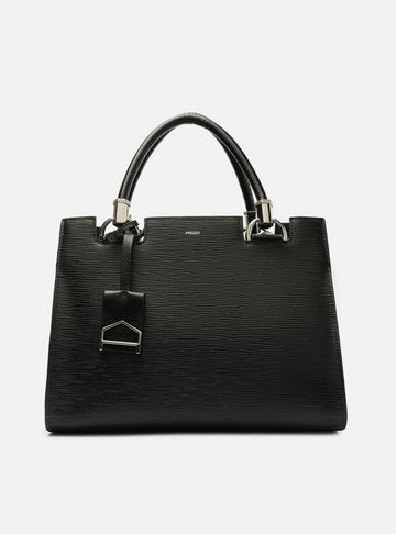 Bolsa Tote Preta Emily Grande