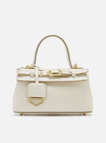 Bolsa Tiracolo Off-White Couro Francine Pequena Panacota