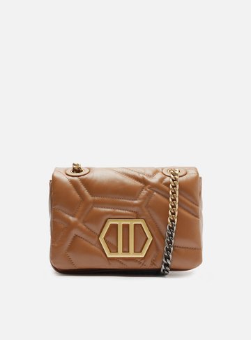 Bolsa Tiracolo Branca Couro Emma Sporty Média