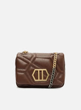 Bolsa Tiracolo Marrom Escura Couro Emma Média