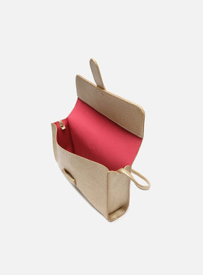 Bolsa Tiracolo Dourada Betina Pequena