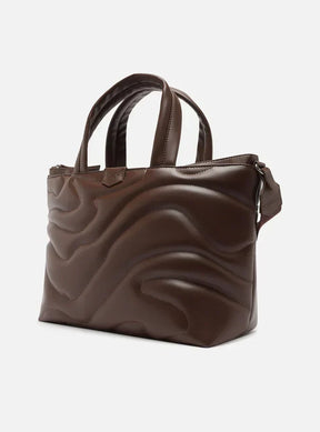 Bolsa Tote Marrom Waves Grande