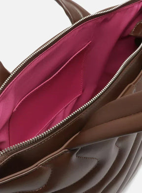 Bolsa Tote Marrom Waves Grande