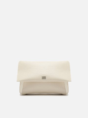 Bolsa Tiracolo Branca Couro Emma Sporty Média