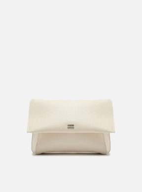 Bolsa Tiracolo Off-White Couro Mizz Média