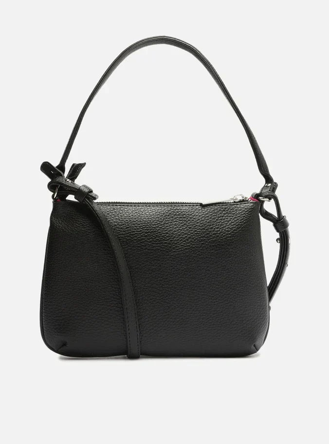 Bolsa Tiracolo Preta Luisa Pequena Alças