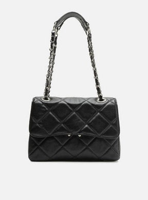 Bolsa Tiracolo Off-White Couro Mizz Média