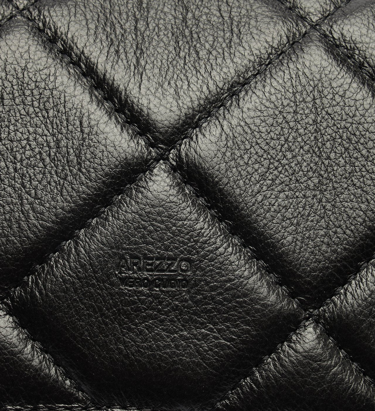 Bolsa Tiracolo Preta Couro Mizz Média