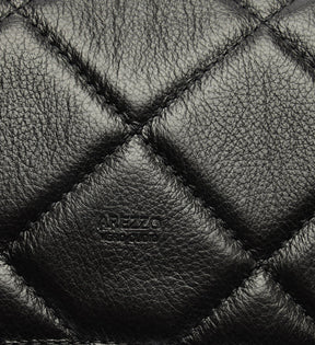 Bolsa Tiracolo Preta Couro Mizz Média