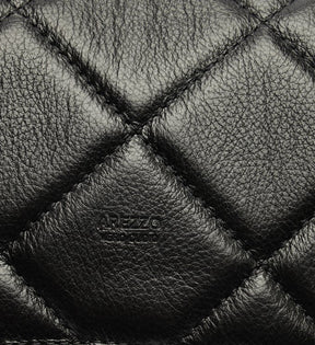 Bolsa Tiracolo Preta Couro Mizz Média