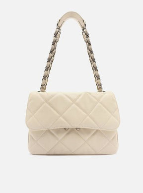 Bolsa Tiracolo Branca Couro Emma Sporty Média