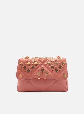 Bolsa Tiracolo Off-White Couro Mizz Média