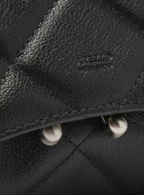 Bolsa Tiracolo Preta Couro Mizz Pequena