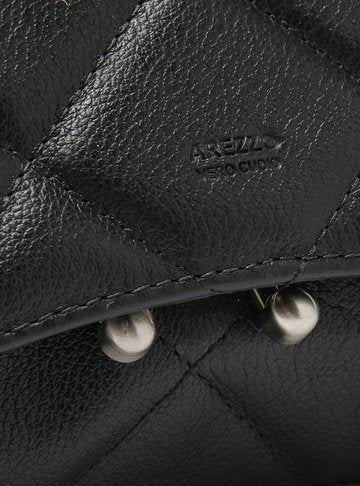 Bolsa Tiracolo Preta Couro Mizz Pequena