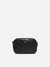 Bolsa Tiracolo Preta Pequena Costuras