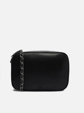 Bolsa Tiracolo Preta Pequena Costuras