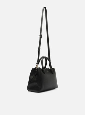 Bolsa Tote Preta Média Divisória