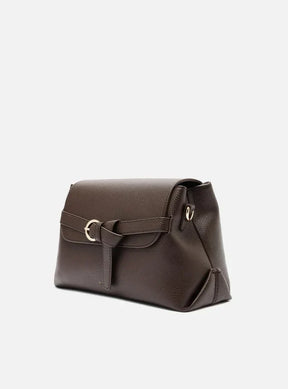 Bolsa Tiracolo Marrom Média