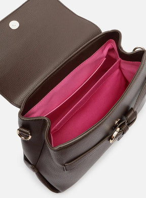 Bolsa Tiracolo Marrom Média