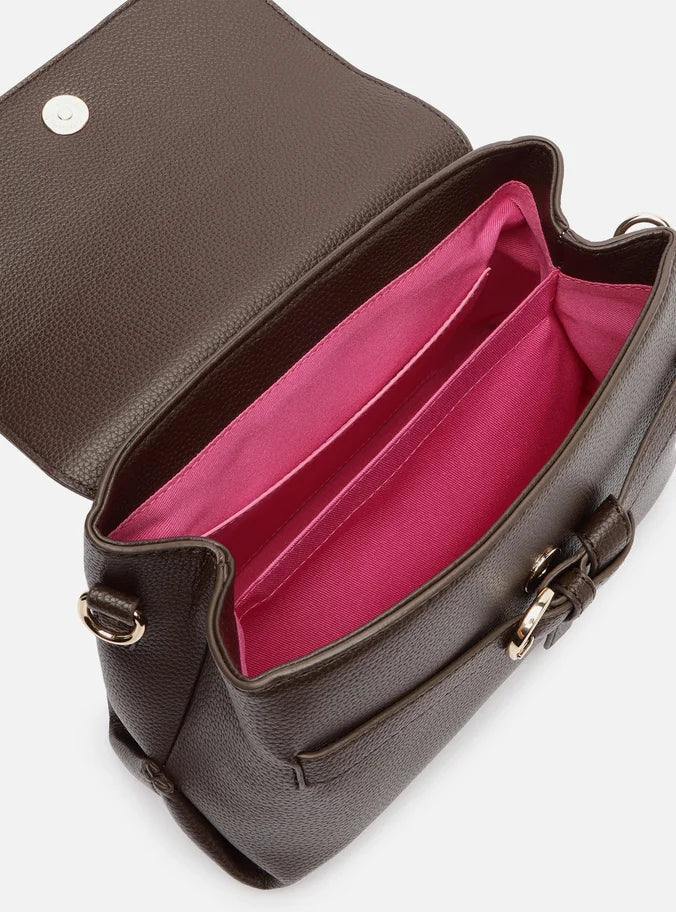 Bolsa Tiracolo Marrom Média