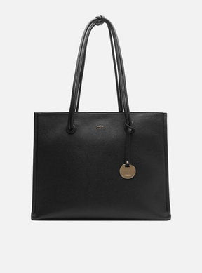 Bolsa Tote Preta Emily Grande