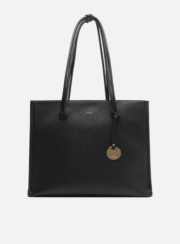Bolsa Tote Preta Emily Grande