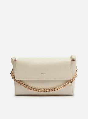 Bolsa Tiracolo Off-White Couro Francine Pequena Panacota