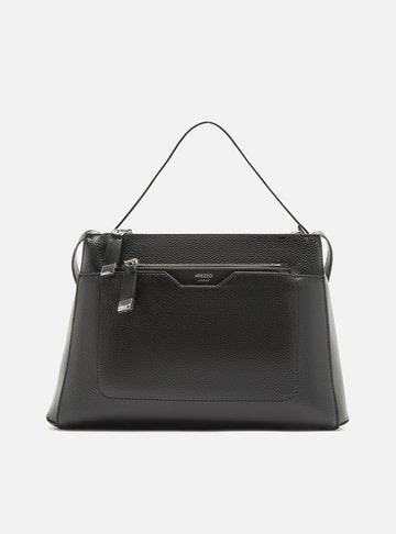 Bolsa Tote Preta Emily Grande