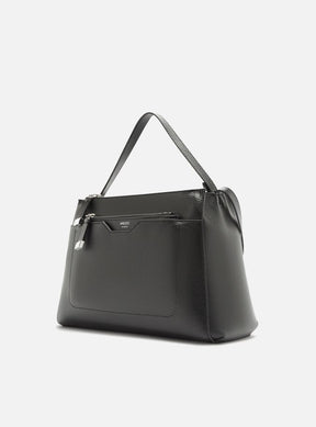 Bolsa Tote Preta Emily Grande