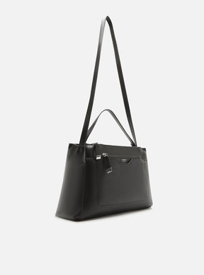 Bolsa Tote Preta Emily Grande