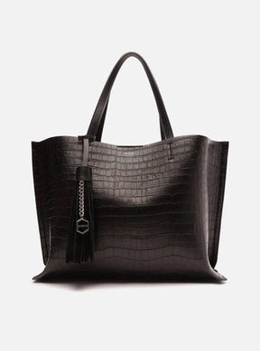 Bolsa Shopping Preta Grande Básica