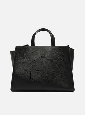 Bolsa Tote Preta Emily Grande