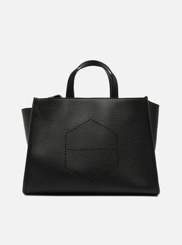 Bolsa Tote Preta Emily Grande