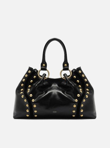 Bolsa Tote Preta Emily Grande