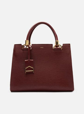 Tote Preta Couro Wave Abraccio Grande