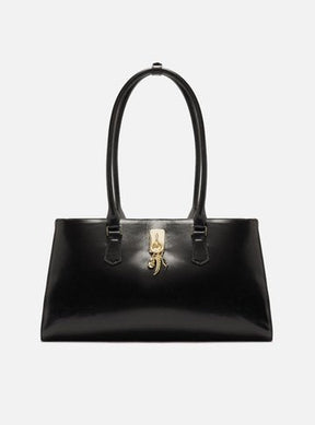 Bolsa Tote Preta Emily Grande