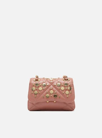 Bolsa Tiracolo Branca Couro Mizz Pequena